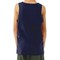 BELLA + CANVAS Youth Cotton Jersey Tank Top, Retail Fit Sleeveless Tee for Custom Printing, Side Seams, Navy & Red, S–L
